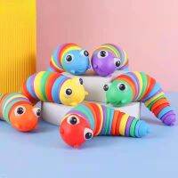 Novel Colorful Slug Caterpillar Kawaii Transform Insect Fidget Toys Adult Kids Decompression Venting Children 39;s Educational Toys