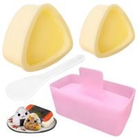 3PCS/Set DIY Sushi Mold Onigiri Rice Ball Food Press Triangular Musubi Sushi Maker Mold Sushi Kit Japanese Kitchen Bento Accesso