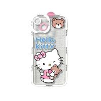 Sanrio เคสศัพท์ Hello Cinnamoroll สำหรับ 14 13 12 11 Pro Max Mini X Xr Xs 7 8 Plus Soft ซิลิโคนโปร่งใส