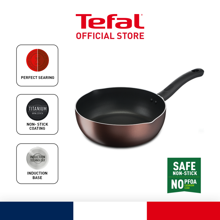 Tefal Cookware Day By Day Deep Frypan 24cm G14364 Cookwarenon Stick Cookwarepots And 2711