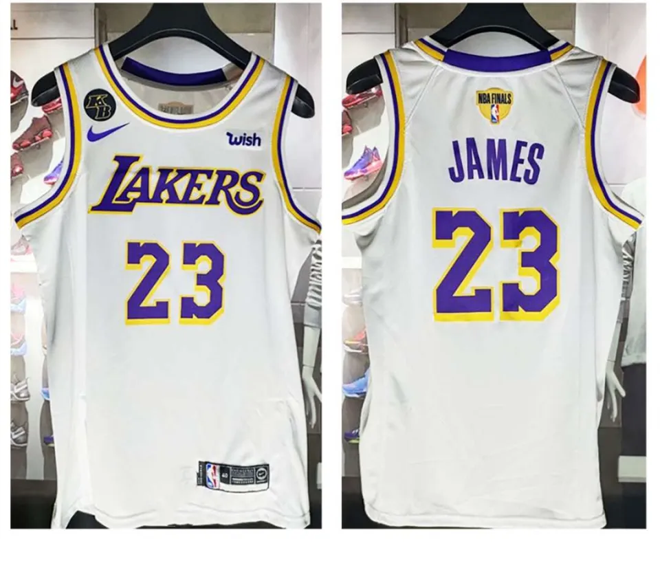 🏀New Lebron James Black 23# Mamba Edition Los Angeles Lakers Jersey