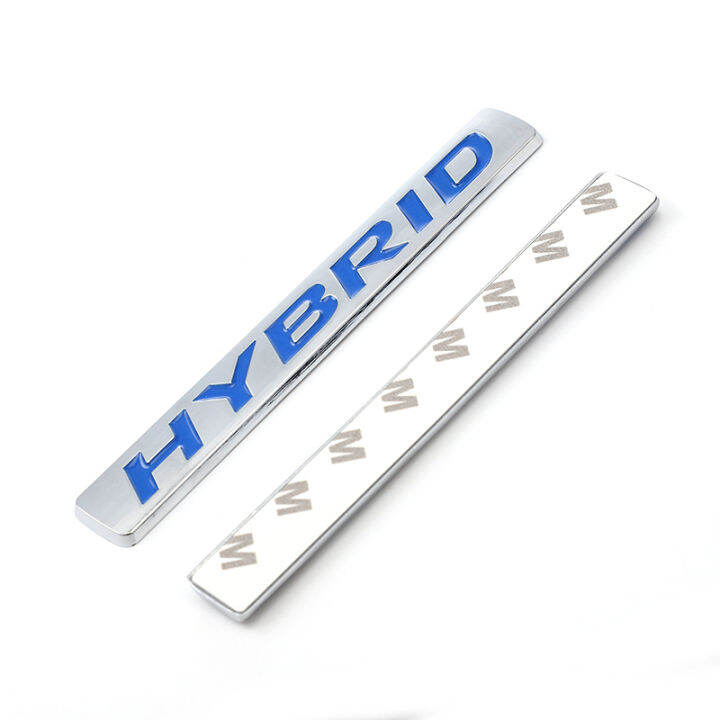 สติกเกอร์รถ-hybrid-emblem-decal-สำหรับ-toyota-camry-prius-vista-crown-corolla-land-cruiser-caldina-hilux-prado-yatour-venza