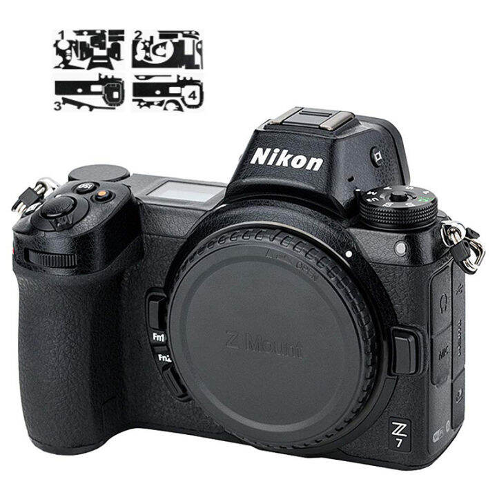 ป้องกันรอยขีดข่วนหนังเนื้อฟิล์มป้องกันสติ๊กเกอร์ป้องกันสำหรับ-nikon-z7-z6-z50-d750-d850กล้องร่างกายตกแต่ง