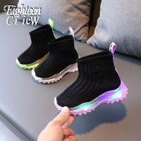 Size 21-30 Childrens Sneakers Glowing Kids Light Up Shoes Boys Illuminated Sneakers Sport Shoes for Girls Luminous Shoes