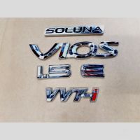 โลโก้ soluna vios 1.5 E vvti ยกชุด 5 ชิ้น