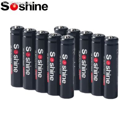 tzle25 Soshine 10PC 10440 280mAh Rechargeable Battery 3.2V AAA LiFePO4 Battery Smart Lithium Batteries 1000 Cycles for Flashlight Toy