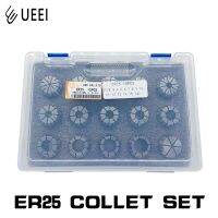 15PCS / 16PCS ER25 Spring Collet Chuck Set เครื่องแกะสลัก Spindle ER Chuck 1-16MM ศูนย์เครื่องจักรกลซีเอ็นซีความแม่นยําสูง