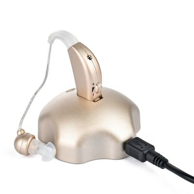 ZZOOI USB Rechargeable Hearing Aid Digital Sound Amplifiers Adjustable Tone Hearing Aids Hearing Devices for The Elderly Care Deaf