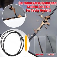 【LZ】 Tira de vedação de vidro para tesla model 3 y carro de borracha de silicone clarabóia anel de vedação à prova dwaterproof água fita kit tiras model3 modely 2017-2023