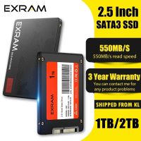 EXRAM SSD SATA III 2.5 "ฮาร์ดดิสก์1TB 2TB 3D NAND แฟลชดิสก์โซลิดสเตทไดรฟ์ภายในสำหรับการเล่นเกมแล็ปท็อปพีซีเดสก์ท็อป