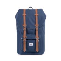 กระเป๋าเป้ Herschel Little America Backpack - Navy/Tan ของแท้ พร้อมส่ง