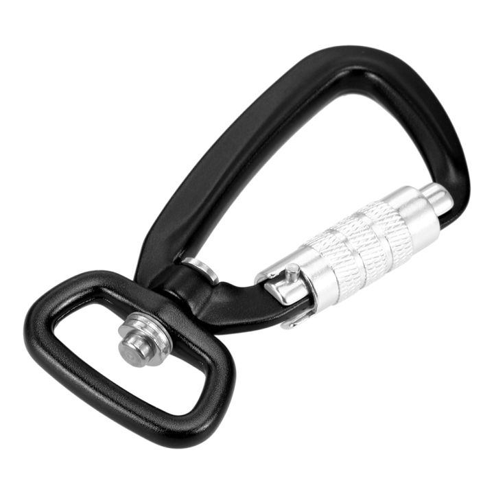 lixada-survial-mountaineering-carabiners-d-ring-360-rotatable-spinner-keychain-rope-swivel-clip