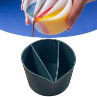 Prettyia Paint Fluid Pour Cup Pouring Split Cup Multi Channel Pouring Cup