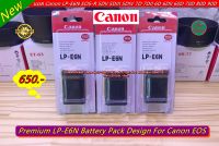 Canon Battery LP-E6N เหมือนแท้มาก Canon 90D 7D 7D2 60D 70D 80D 6D 6D2 5D2 5D3 5Ds 5Dr 5D IV DS126321 DS126281 DS126251 DS126201 DS126601