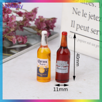 xuhaiy 10pcs 1/12 dollhouse MINI Wine bottle แกล้งเล่นตุ๊กตาของเล่นอุปกรณ์เครื่องดื่ม