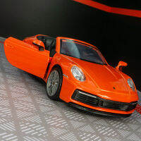 Caibo 88706จำลอง Porsche Carrera โมเดลรถโลหะผสมคอลเลกชันของเล่นเด็กประตูสองชั้น