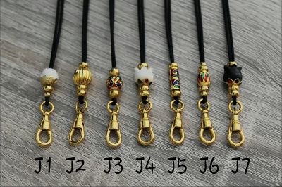 Amulet Charm สร้อยเชือกร่มสำหรับแขวนพระเครื่อง-เครื่องรางอื่นๆ มีให้เลือก7แบบ (ขนาด36cm.)
