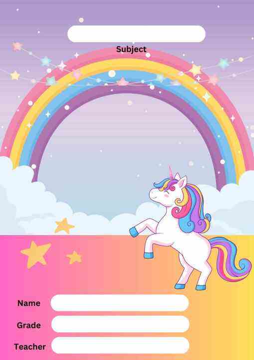 Unicorn Notebook Writing Notebook Composition Notebook for Kinder to