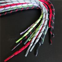 คุณภาพดีโพลีเอสเตอร์ Shoelaces รองเท้าผ้าใบกีฬารองเท้า Boot Laces สีต่างๆ120-180 CM