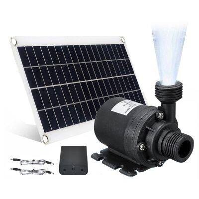 50W Solar Water Pump Solar Water Fountain Pump 800L/H DC12V Low Noise Garden Family