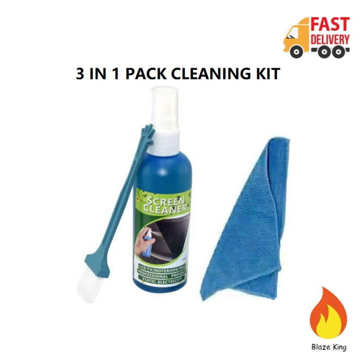 3 in 1 pack Cleaning Kit For LCD Laptop Screen Cleaning Kit Cleaner ...