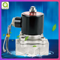 【ราคาถูกสุด】12V G3/4 สแตนเลส 304 ปกติปิดไฟฟ้าโซลินอยด์วาล์ว 2 N/C Electric Valve ตำแหน่ง N/C Electric Valve 2 ทาง