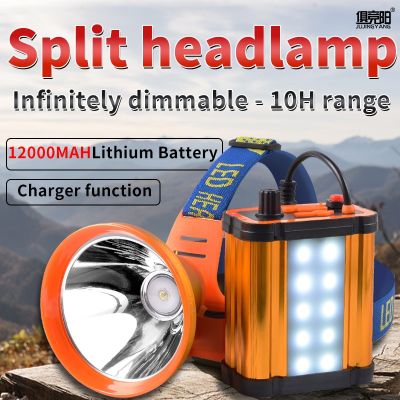Rechargeable Led Headlight Portable Cob Working Light Usb Waterproof Headlamp Outdoor Camping Fishing Power Points  Switches Savers Power Points  Swit