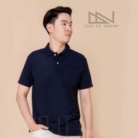 MiinShop เสื้อผู้ชาย เสื้อผ้าผู้ชายเท่ๆ สีกรมท่า เสื้อโปโล (ชาย) By Doitnow  สินค้าคุณภาพ จากแห่งผลิตโดยตรง!! เสื้อผู้ชายสไตร์เกาหลี