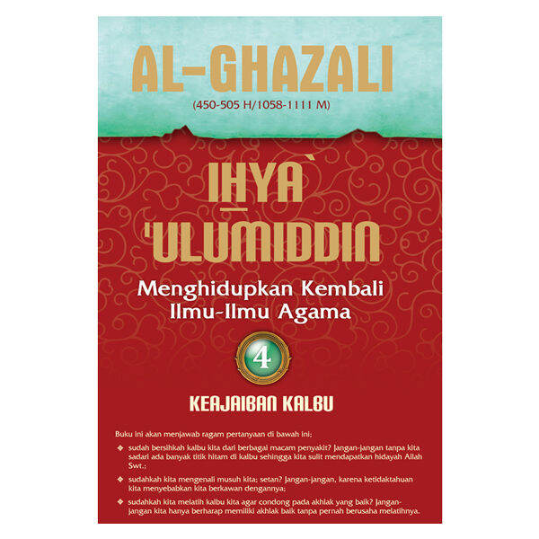 Buku Agama Islam Ihya Ulumiddin Jilid 4 : Keajaiban Kalbu By Al- Imam ...