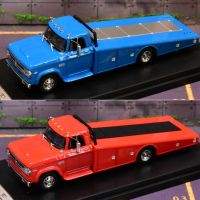 ถนน1:64 D300รถบรรทุกทางลาดรถโมเดล Diecast