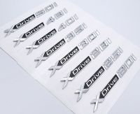 NEW 1PCS New ABS Chrome Car XDrive Logo Emblem Trim Sticker X Drive 20i 25i 28i 30i 35i 40i 48i 50i For BMW X1 X3 X4 X5 X6