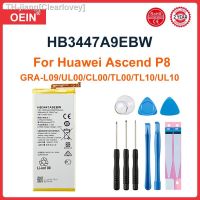 For Huawei P8 Phone Battery 2600mAh HB3447A9EBW Battery For Huawei Ascend P8 GRA-L09/UL00/CL00/TL00/TL10/UL10 new brend Clearlovey