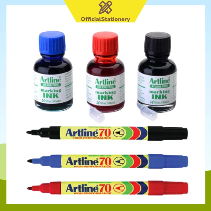 Artline 20ml Permanent Marker Refill Ink / Marking Ink For Artline 70
