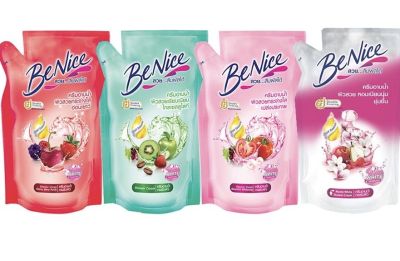 BeNice Shower Cream ถุง 400ml. , ขวดปั้ม 450ml.