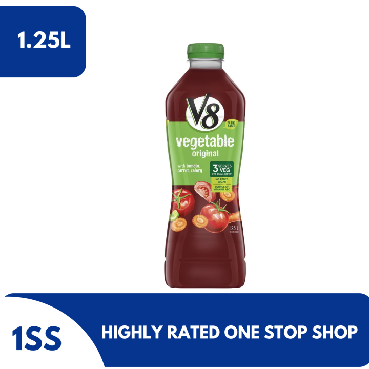 V8 Vegetable Juice Original, 1.25 Liters (Exp July 12, 2024) Lazada PH