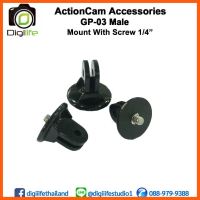 SALE GP-03 Male Accessories For Gopro &amp; ActionCam เมาท์ล๊อก ##กล้องถ่ายรูป ถ่ายภาพ ฟิล์ม อุปกรณ์กล้อง สายชาร์จ แท่นชาร์จ Camera Adapter Battery อะไหล่กล้อง เคส