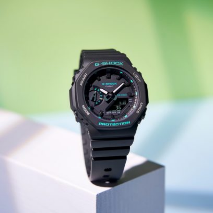 นาฬิกาการเคลื่อนไหวนักเรียนรูปแปดเหลี่ยม-gma-s2100-casio-หญิง-g-shock-casio