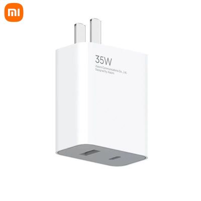 เครื่องชาร์จสมาร์ท Fast Charger 35W สำหรับ Xiaomi 1C + 1A USB-C USB-A สำหรับ Redmi K40 K50s Xiaomi 10S 11 12 Pro