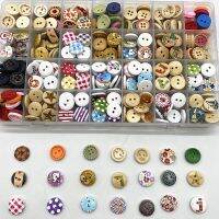 【CW】 New 30pcs 15mm Many Sorts of Variety Round Buttons Scrapbook Wedding Sewing Accessoriesmme