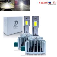 D1S D3S LED Headlights HID D2S D4S D5S D8S D1R D2R D3R Car Bulbs Turbo LED With Canbus 35000LM CSP Chip 6000K White 90W Plug&amp;Pla Bulbs  LEDs  HIDs