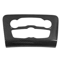 Car Carbon Fiber Air Conditioner Adjust Panel Cover Trim for Dodge Charger 2015-2020