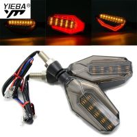 Universal Motorcycle LED Flexible Turn Signal Indicator Amber Light for kawasaki z250sl z300 yamaha r15 r25 r3 2009 12 2016 MT01