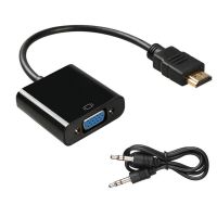 HDMI-compatible to VGA Adapter Digital to Analog Converter Cable For PSLaptop TV Box to Projector Displayer HDTV