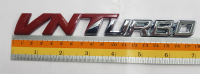 Logo VNTurbo แดง เงิน งานพลาสติก พร้อมกาสติด 18 cm toyota new fortuner