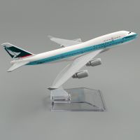 1/400 Aircraft Models Boeing 747 Hong Kong Cathay Pacific Airways 16cm Alloy B747 Airplane Toy for Collection Decoration