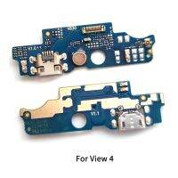 บอร์ดชาร์จพอร์ต USB สําหรับ Wiko View 4 USB Charging Dock Port Flex Cable Repair Parts