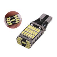 T15ไฟสัญญาณเลี้ยวแคนบัสหลอดไฟแอลอีดีถอยรถ W16W 45 SMD 12V