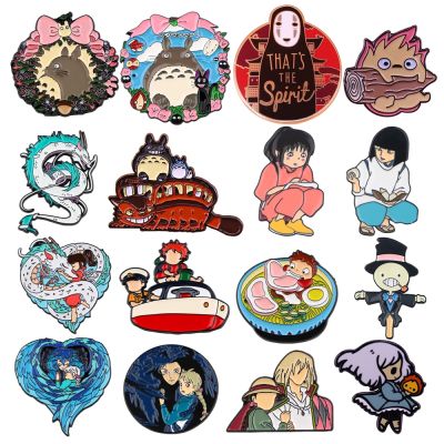 Cute Anime Collection Enamel Pins Lapel Pins Briefcase Badges for Backpacks Women 39;s Brooch on Clothes Jewelry Accessories Gifts