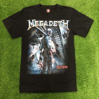 【Fashion】 Megadeth เสื้อยืดลําลอง แขนสั้น พิมพ์ลายวงร็อควงร็อค OYSTOPIA Cromok Dewa Hidaya Ella Sofea Search ปีก Blues Gang Langsuyr OAG XPDC KTY