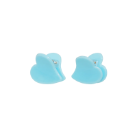 CEINE | EMI JAY Baby Heart Hair Clip Set in Aqua Love